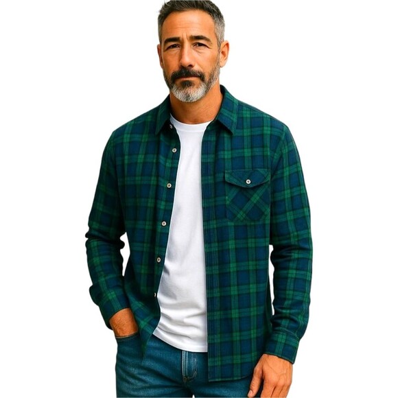 Men's Legendary Whitetails Men's Buck Camp Flannel Shirt Button Down Shirt XL - Picture 1 of 13